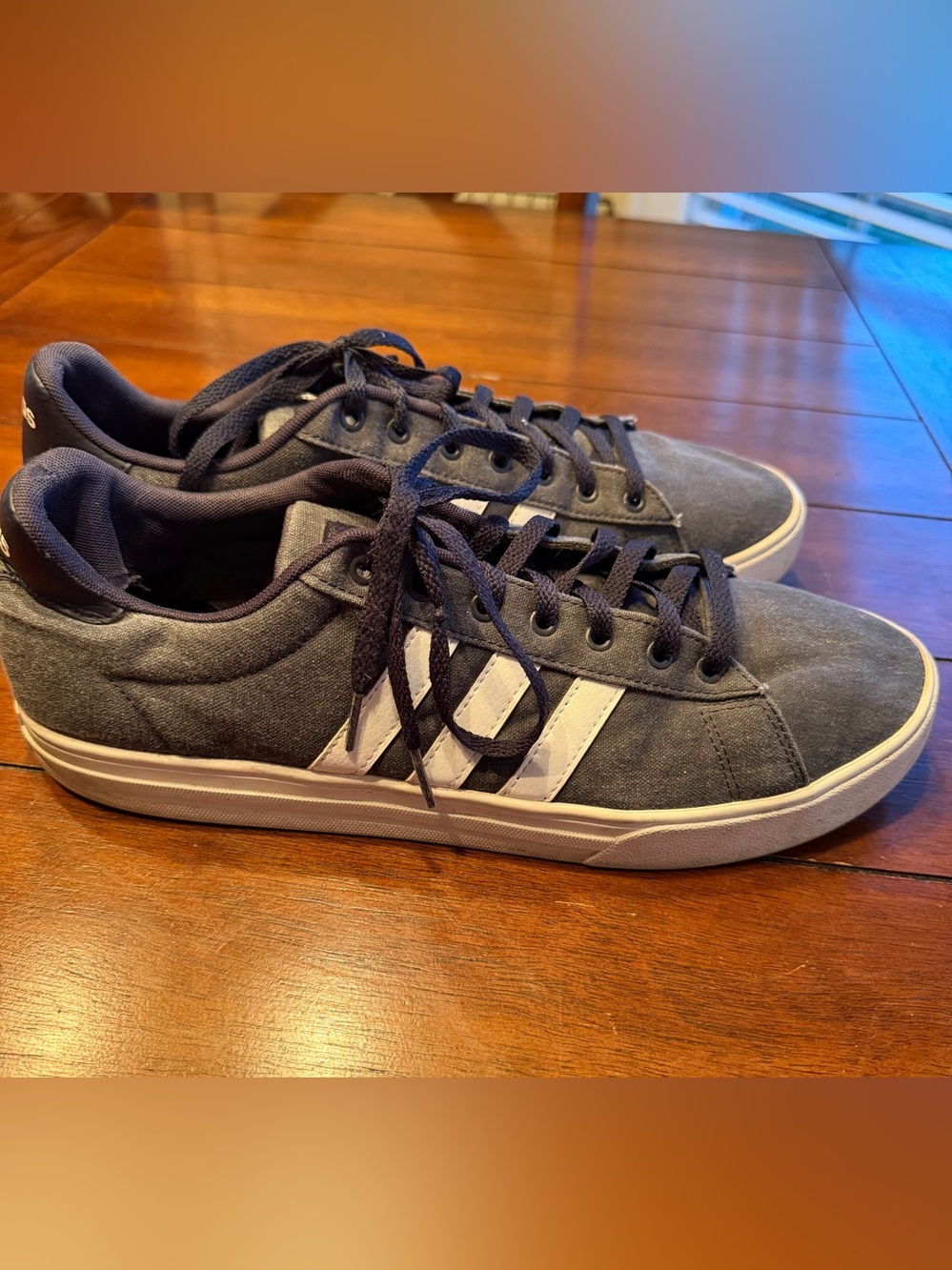 Men's Size 13 Casual Gray Low-Top ADIDAS Sneakers